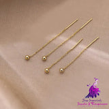 Versatile Round Bead Earrings