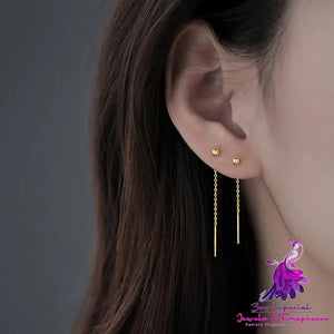 Versatile Round Bead Earrings