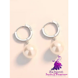 Pearl Earrings Temperament Simple