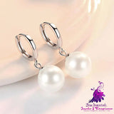 Pearl Earrings Temperament Simple