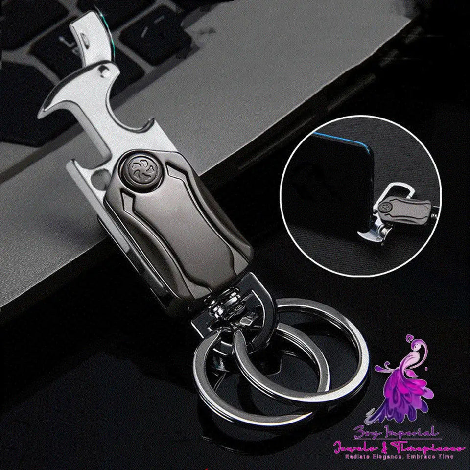 3 In 1 Fidget Spinner Keychain