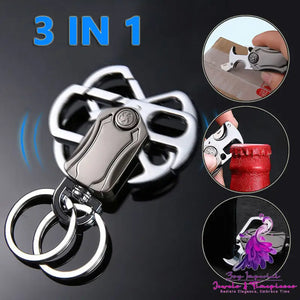 3 In 1 Fidget Spinner Keychain