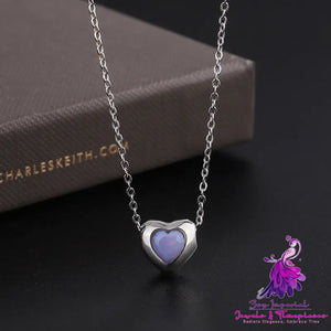 Small Love Ins Clavicle Chain Necklace