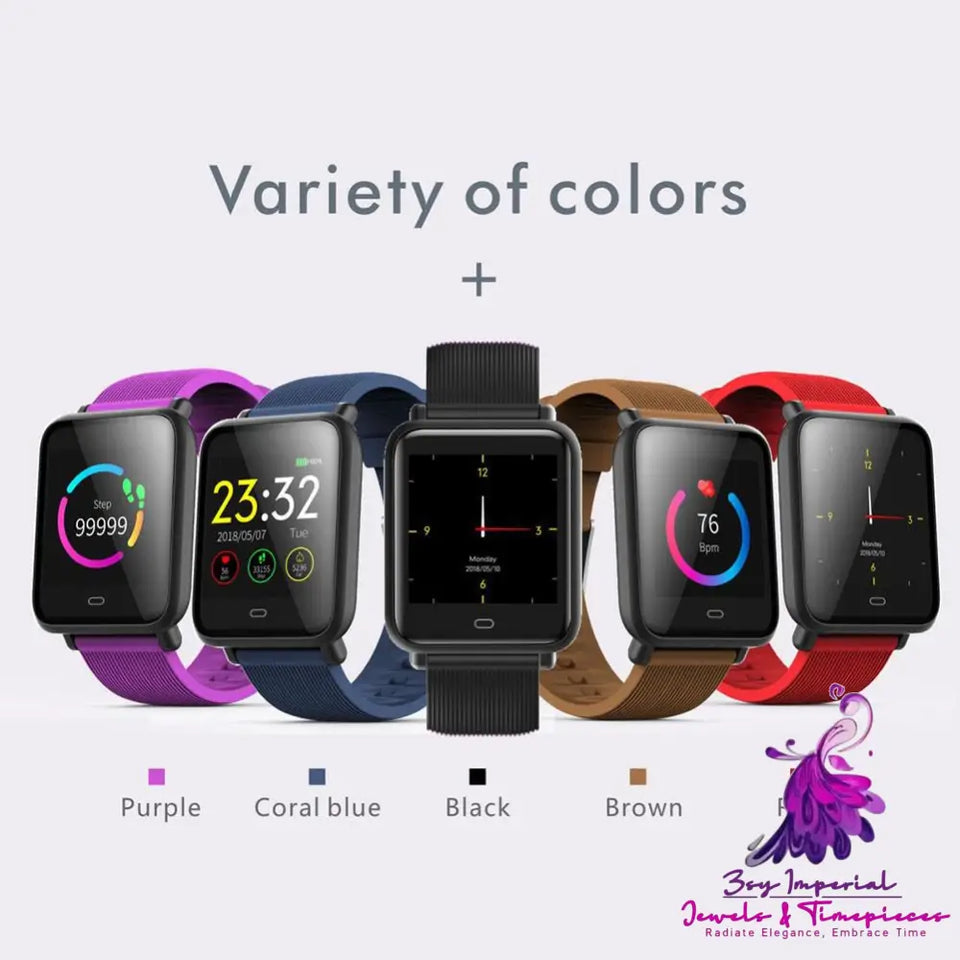 IP67 Heart Rate Bluetooth Fitness Smart Watch for Q9