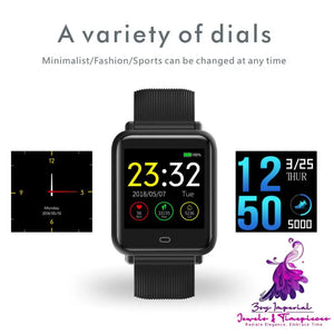 IP67 Heart Rate Bluetooth Fitness Smart Watch for Q9