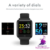 IP67 Heart Rate Bluetooth Fitness Smart Watch for Q9