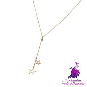 Gold Five-pointed Star Pendant