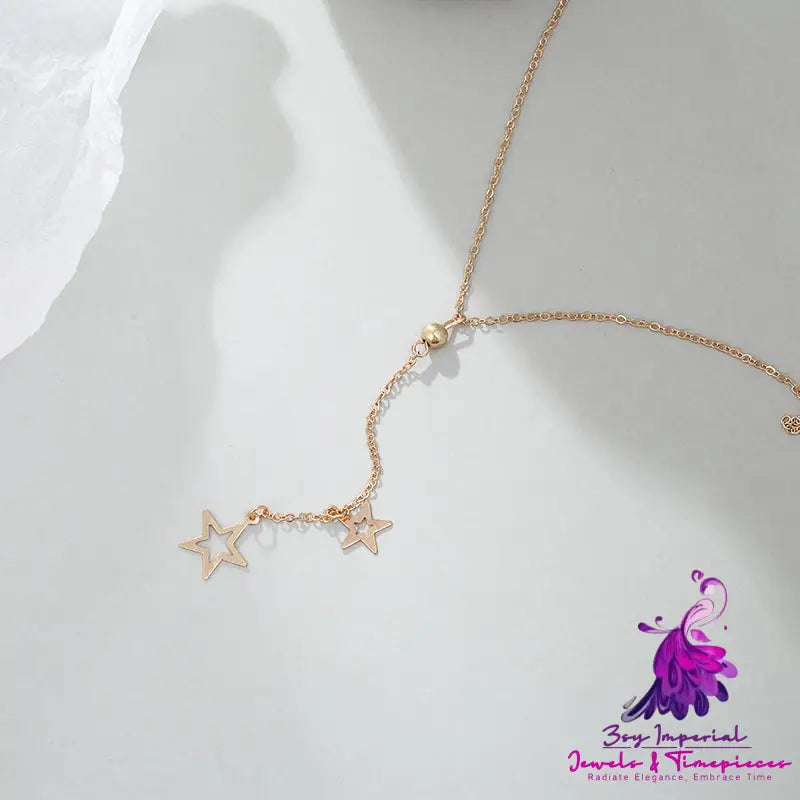 Gold Five-pointed Star Pendant