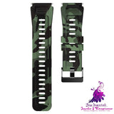 Flat Direct Mouth Silicone Watch Strap