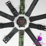 Flat Direct Mouth Silicone Watch Strap