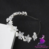 Floral Pearl Hair Hoop Headwear