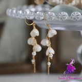 Handmade Flower Bell Orchid Petal Flower Long Tassel