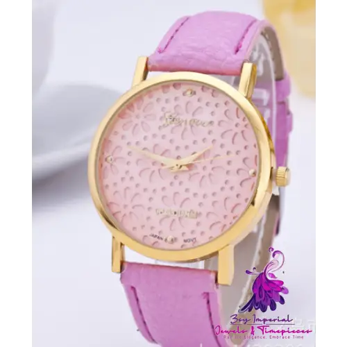 Geneva Flower Ladies Watch