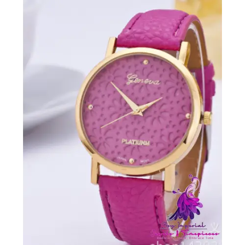 Geneva Flower Ladies Watch