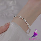 Silver 999 Mobius Ring Bracelet