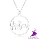 Pet Footprints Necklace