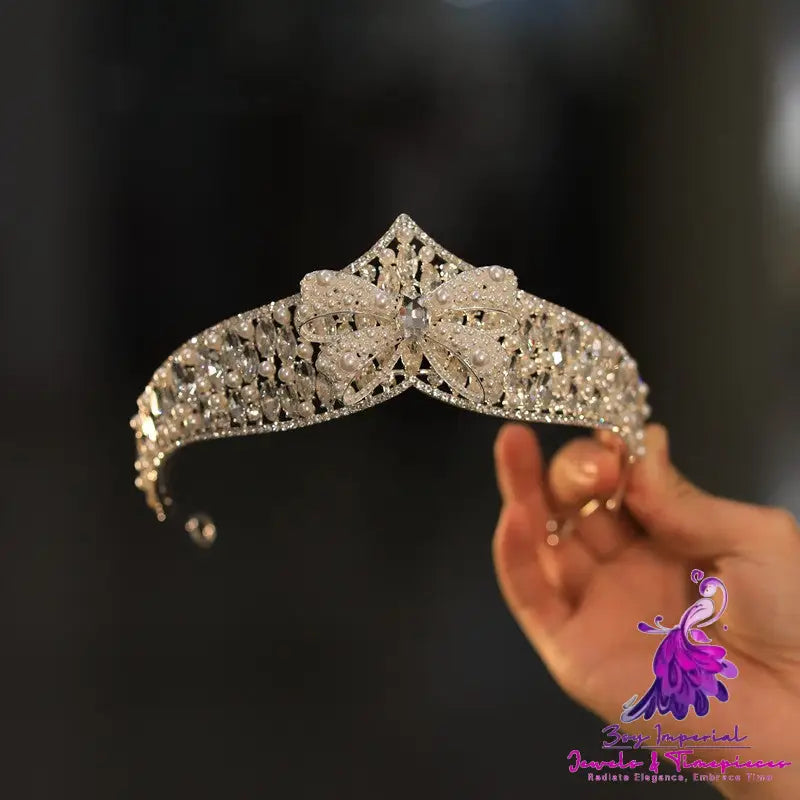 Wedding Dress Silver Crown