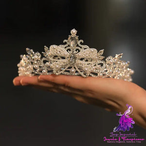 Wedding Dress Silver Crown