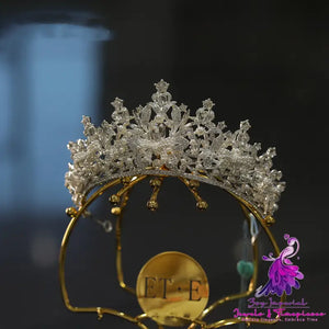 Wedding Dress Silver Crown