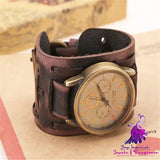 Retro Cowhide Foreign Trade Watch