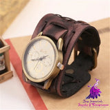 Retro Cowhide Foreign Trade Watch