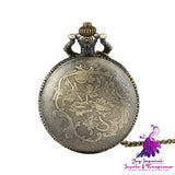 Forest Pickup Truck Vintage Pocket Watch