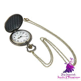 Forest Pickup Truck Vintage Pocket Watch