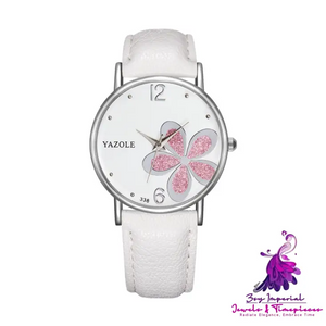 Korean Fashionable Four-leaf Clover Watch