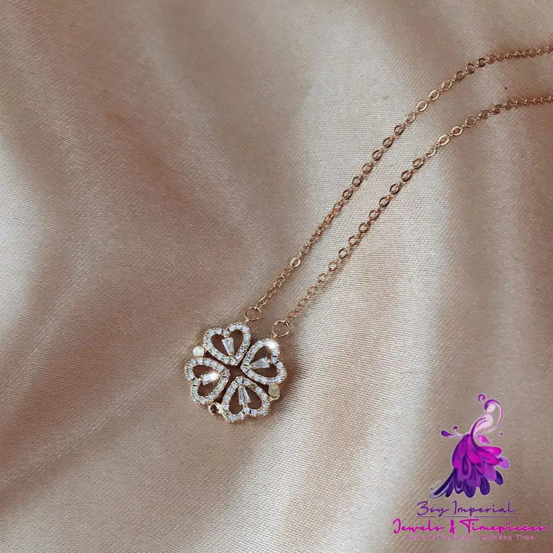 Detachable Four-Leaf Clover Necklace