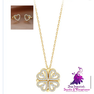 Detachable Four-Leaf Clover Necklace