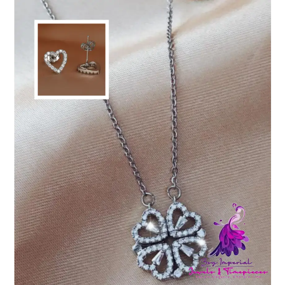 Detachable Four-Leaf Clover Necklace