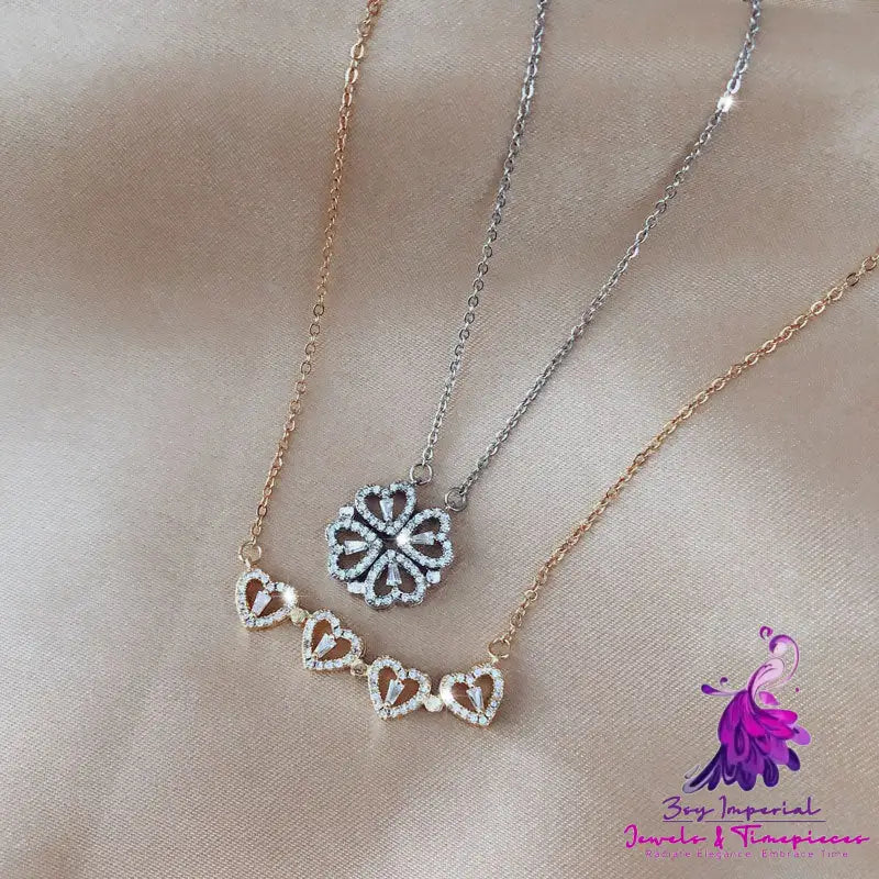 Detachable Four-Leaf Clover Necklace