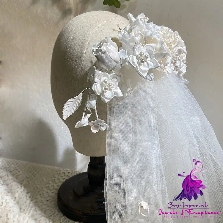 Fragmented Headdress Design Wedding Dress Headwear