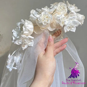 Fragmented Headdress Design Wedding Dress Headwear