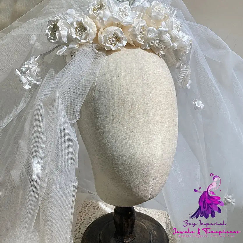 Fragmented Headdress Design Wedding Dress Headwear