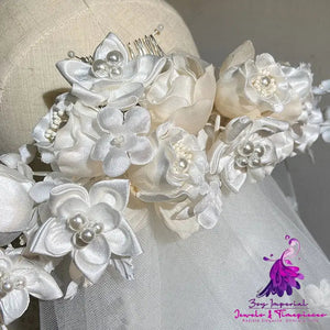 Fragmented Headdress Design Wedding Dress Headwear