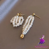 French Vintage Freshwater Pearl Earrings