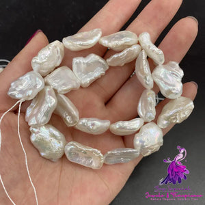 Exquisite Natural Freshwater Square Pearl Beaded DIY Jewelry