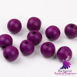 Eco-friendly Painted Wood Beads