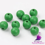 Eco-friendly Painted Wood Beads