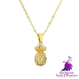 Pineapple Fruit Retro Necklace