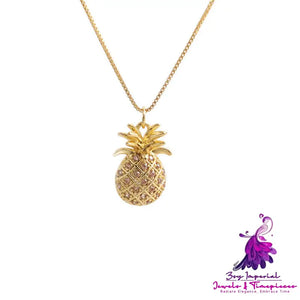 Pineapple Fruit Retro Necklace