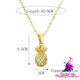 Pineapple Fruit Retro Necklace