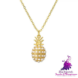 Pineapple Fruit Retro Necklace