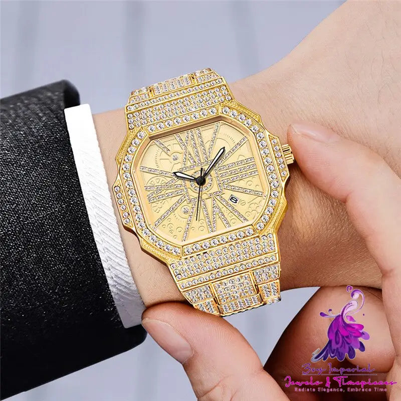 Hip-hop Flash Diamond Watch