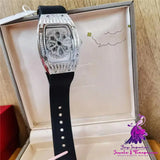 New Gypsophila Hollow Rotating Full Diamond Watch for Women