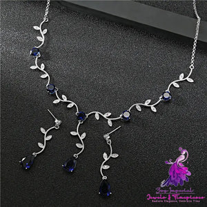 High Quality Zircon Necklace Set