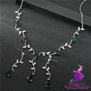 High Quality Zircon Necklace Set