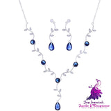 High Quality Zircon Necklace Set