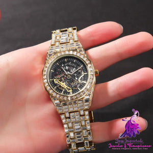 Hip Hop Luxury Full Diamond Unisex Watch